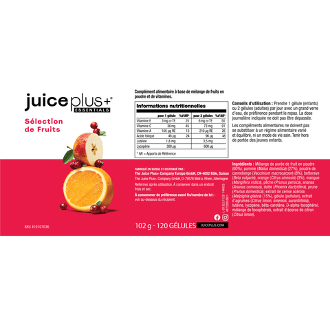 Fruit & Vegetable Blend Capsules (Healthy Starts 13+)