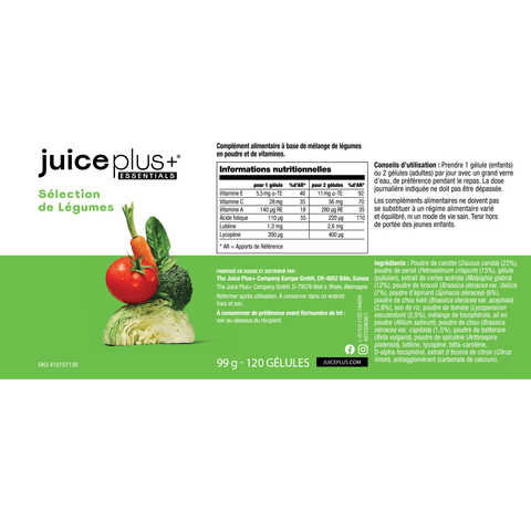 Fruit & Vegetable Blend Capsules (Healthy Starts 13+)